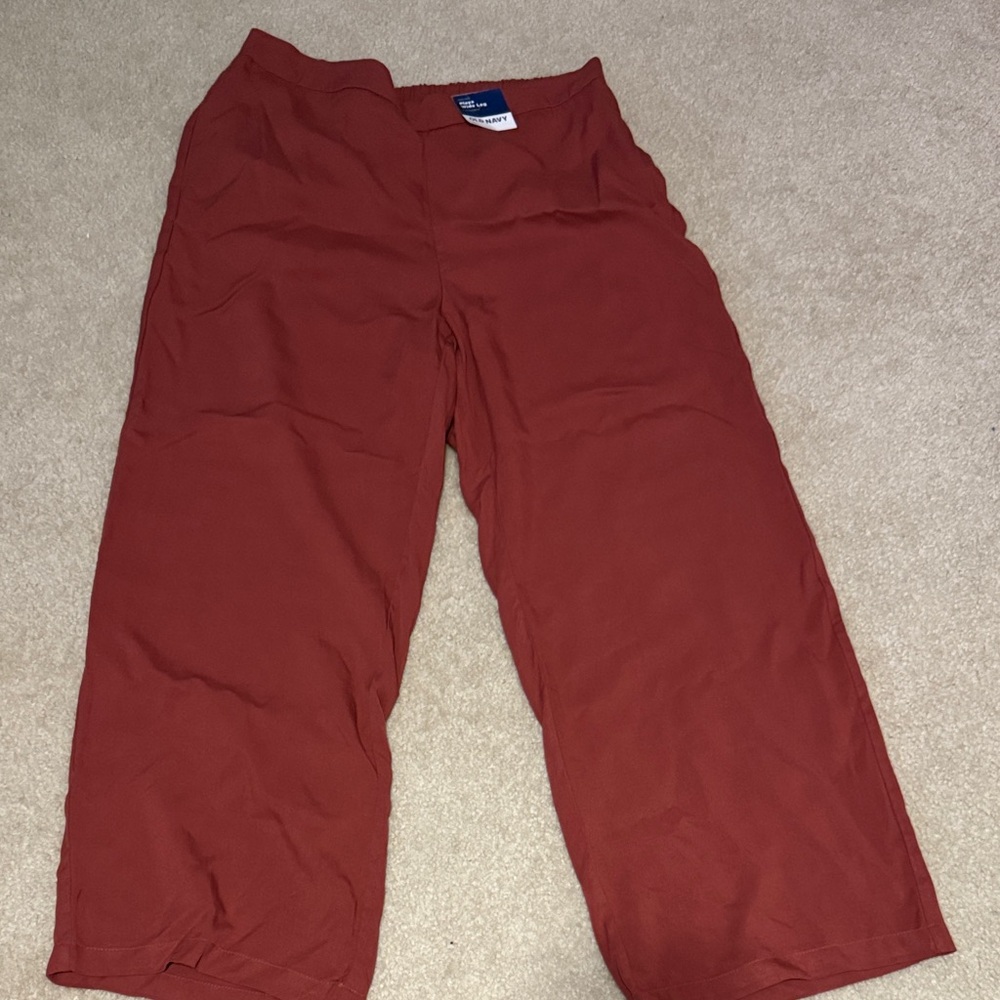 Old Navy Terracotta Wide-Leg Pants